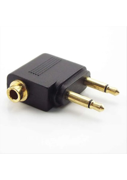 Dc 3 5mm Uçak Havayolu Hava Düzlemi Kulaklık Mono Ses Dönüştürücü Seyahat Jak Tapası Ayırıcı Adaptörü (Yurt Dışından) fiyatları
