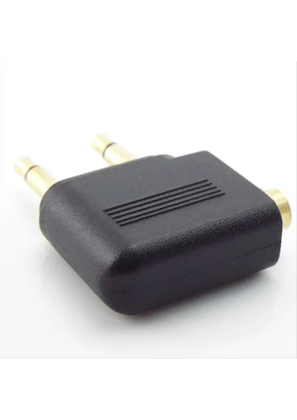 Dc 3 5mm Uçak Havayolu Hava Düzlemi Kulaklık Mono Ses Dönüştürücü Seyahat Jak Tapası Ayırıcı Adaptörü (Yurt Dışından) modelleri
