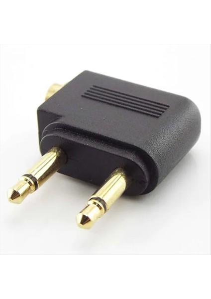 Dc 3 5mm Uçak Havayolu Hava Düzlemi Kulaklık Mono Ses Dönüştürücü Seyahat Jak Tapası Ayırıcı Adaptörü (Yurt Dışından) fırsatları