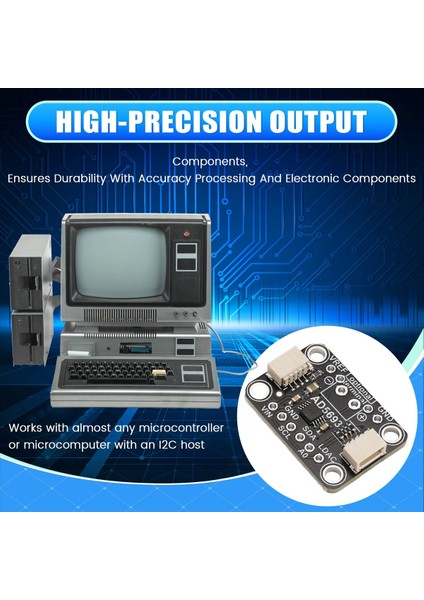 AD5693R Breakout Tahtası I2C Arayüzü 16 Bit Dac Modülü Stemma Qt Qwiic ile Uyumlu (Yurt Dışından) fırsatları