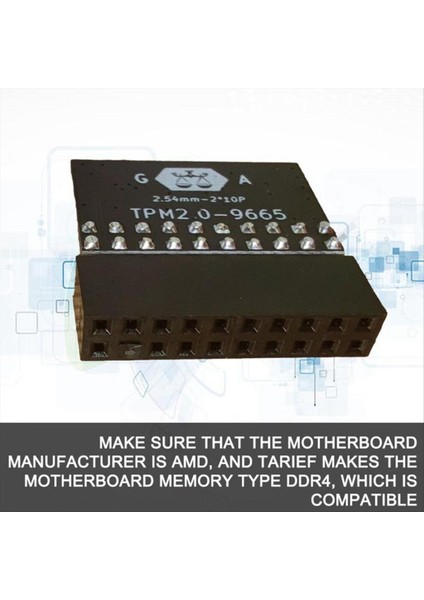 Lpc 20PIN Şifreleme Güvenlik Modülü Uzaktan Kumanda Tpm2 0 Lpc 20 Pın Asus Msı Asrock Kartı (Yurt Dışından) modelleri