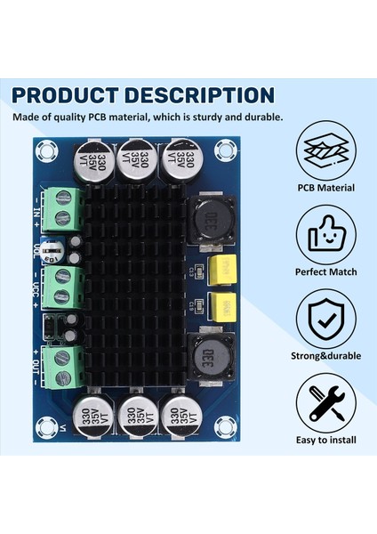 Dc 12V-24V TPA3116 D2 100W Mono Kanal Dijital Ses Power Amplifikatör Kartı Arabası (Yurt Dışından) fırsatları