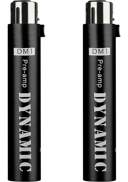 2x Dm1 Dinamik Mikrofon Önsözü Için Değiştirin Dinamik ve Pasif Şerit Mikrofonları Için 28DB Kazanç Amplifikatörü Siyah (Yurt Dışından)
