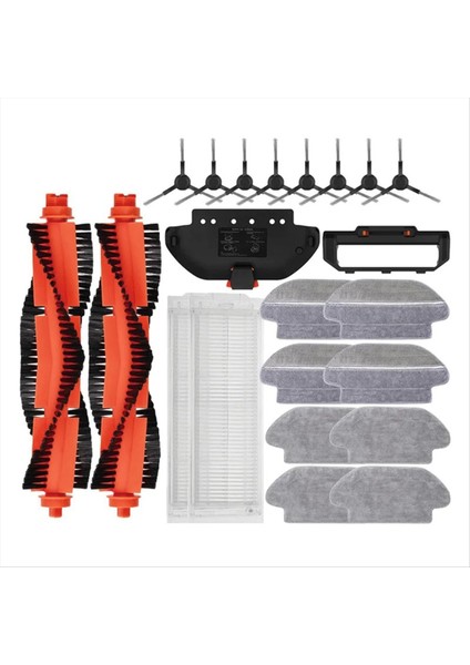 Robotlu Vakum S10 S12 B106GL/PASPAS 2 S XMSTJQR2S Yedek Parçalar Aksesuarları Ana Yan Fırça Filtre Bezi (Yurt Dışından)