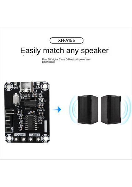 PAM8403 Dijital Bluetooth Amplifikatör Kartı DC5V Mini Kılıf Tip-C Powered 5W USB Amplifikatör Kartı Modülü (Yurt Dışından) fiyatları