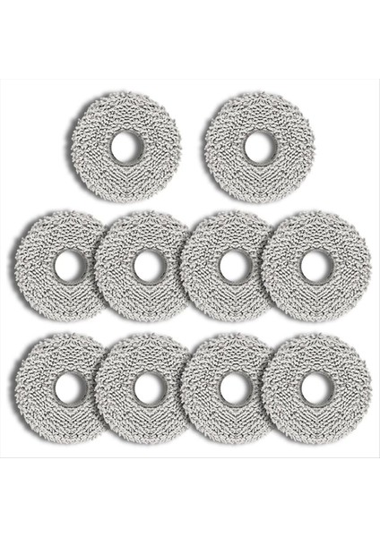 10 Adet Roborock Q Revo/qrevo Maxv/qrevo Pro/qrevo S Vakum Süpürge Parçaları Yıkanabilir Mikrofiber Paspas Bezi Için 10 Adet Paspas Pedleri (Yurt Dışından)