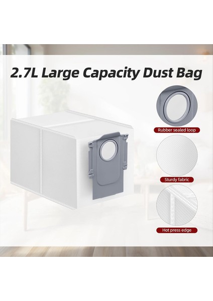 Roborock Qrevo Eğri Kenarı P20 Pro Vakum Süpürge Ana Yan Fırça Hepa Filtre Mop Pad Toz Torbaları Için Yedek Parça (Yurt Dışından) modelleri