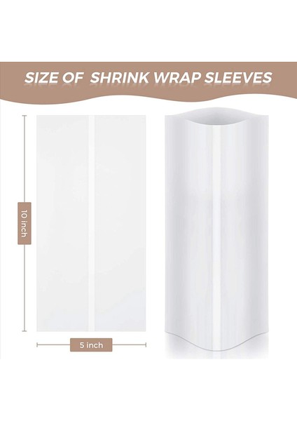 210PCS Süblimasyon Büzülme Sargı Filmi 5X10 Inç Isı Transfer Büzülme Filmi Büzülme Sargı Çantaları Kupa Için Beyaz Büzülme Sarma Bantları (Yurt Dışından) fırsatları