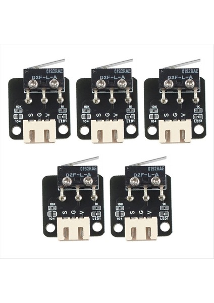 Limit Anahtar Sonu Durdurma Sensörü Mini Anahtarı CR-10/10S/S4/S5 Serisi Ender-3/pro/v2/serisi 3D Yazıcı Aksesuarları 5 Pcs (Yurt Dışından)
