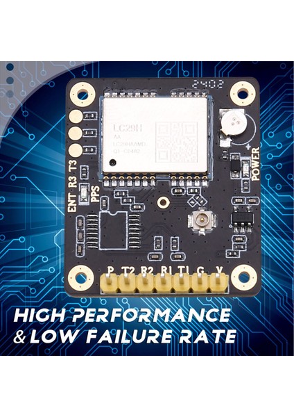 Yüksek Hassasiyetli Rtk Baz Istasyon Kartı Quectel LC29H Çift Frekanslı L1/l5 Konumlandırma Modülü Çıkışı Rtcm Veri LC29HAA (Yurt Dışından) indirimleri