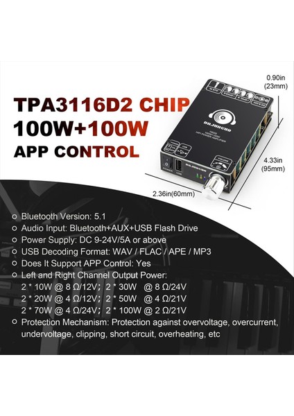 ZK-1002S Bluetooth Amplifikatör Kartı 100W+100W 12-24V Geniş Gerilim Girişi USB 3 5 mm Giriş Ses Modülü A Destekleri (Yurt Dışından) indirimleri