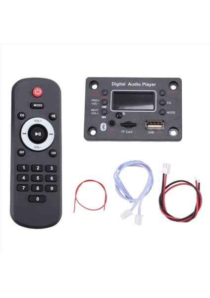 Bluetooth Modül Araç Audio Bluetooth Mp3 Kod Çözücü Kart Mp3 Kodlayıcı Güç Amplifikatör Kart Harici Mikrofon Işlevi B (Yurt Dışından)