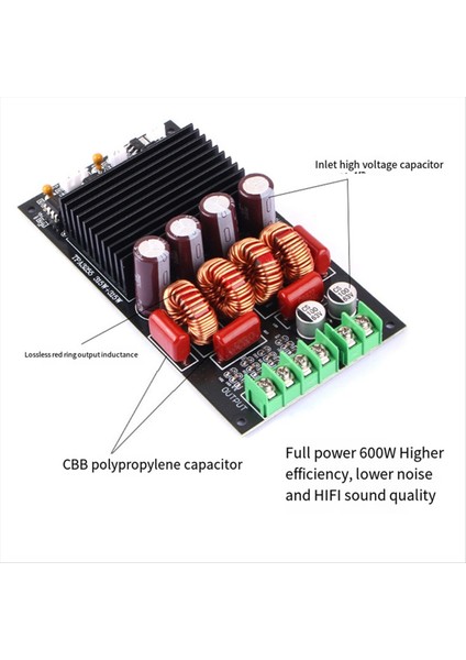 TPA3255 2X300W Stereo Hıfı Dijital Güç Amplifikatör Kart 600W Sınıf D Ses Ses Amperi Otomobil Hoparlör Subwoofer Ana Sayfa (Yurt Dışından) indirimleri