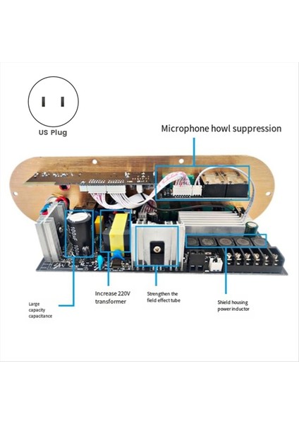 Bluetooth Ses Amplifikatörü Highpower Dijital Amplifikatör Kartı Bluetooth Subwoofer Amp Ev/aux/usb/tfcard Amplifikador (Abd) (Yurt Dışından) modelleri