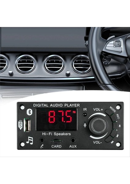 2X50W 100W Amplifikatör Bluetooth 5 0 Mp3 Decoder Tahtası Dıy Araba Mp3 Çalar USB Fm Kayıt Anahtarlama Tf USB Kayıt Çağrısı (Yurt Dışından) modelleri