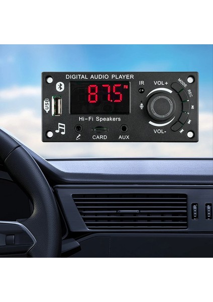 2X50W 100W Amplifikatör Bluetooth 5 0 Mp3 Decoder Tahtası Dıy Araba Mp3 Çalar USB Fm Kayıt Anahtarlama Tf USB Kayıt Çağrısı (Yurt Dışından) indirimleri