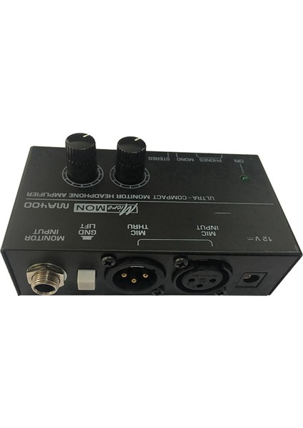 2x Yeni MA400 Kulaklık Önsözü Mikrofon Preampikatör Ses 6 35MM ve 3 5mm Kulaklık Çıkışları Mikser Ab Fişi (Yurt Dışından) fiyatları