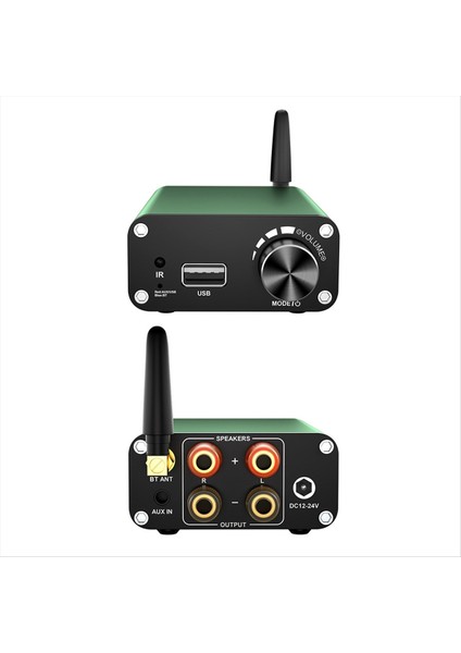 Bluetooth Ses Amplifikatörü TPA3116 Stereo 2 0 Kanal D Sınıfı Ev Sineması Amplifikatörü 200W Power Dijital Ses Amplifikatörü (Yurt Dışından)