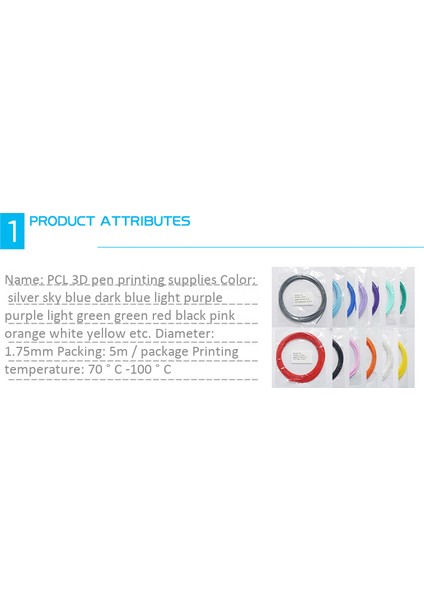 5m Pcl 1 75MM Filament Düşük Sıcaklık 3D Yazıcı/3d Yazıcı Kalemi (Siyah) Için Malzemeler (Yurt Dışından) modelleri