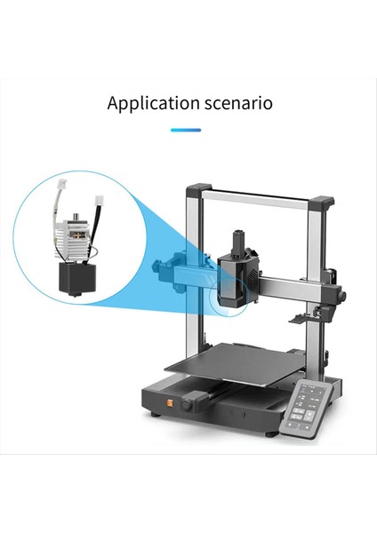 3D Yazıcı Aksesuarları 3 Ekstrüder 3 Combo 0 4mm Pirinç Için Sıcak Uç Kiti (Isı Lavabosu Ile) (Yurt Dışından)