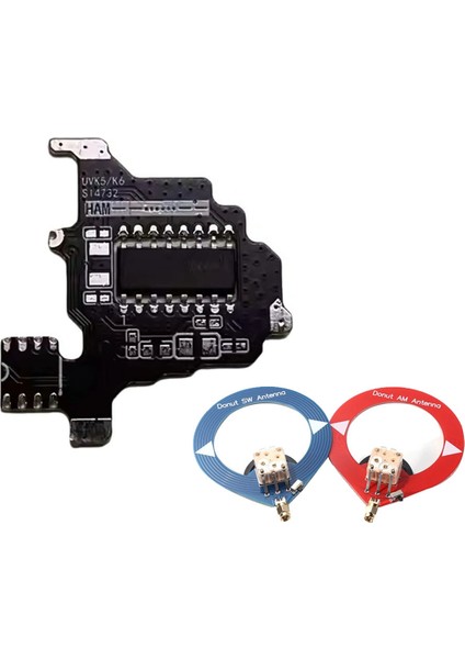 Quansheng K5/k6 SI4732 Modül Modifikasyonu+2xdonut Anten Kısa Dalga Radyo Modülü Intercom Modifikasyon Modülü (Yurt Dışından)