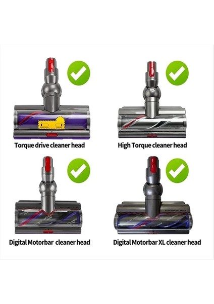 V-Ball Tekerlek + Vakum Kafa Konnektörü Dyson V10 V11 V15 100W Yüksek Tork Temizleyici Kafa Aksesuarları (Yurt Dışından) indirimleri