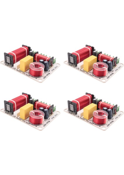 4x 3 Yolcu Hoparlör Frekans Bölücü 300W Hıfı Crossover Filtre Frekans Distribütörü Dıy Ev Hoparlör Modifikasyonu (Yurt Dışından)