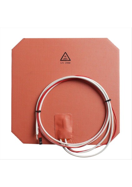 Anycubi Mega Dıy Part - 12V 200W Silikon Isıtmalı Ped 220X220MM Için 3D Yazıcı Aksesuarı (Yurt Dışından)