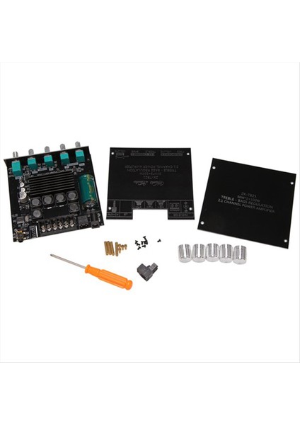 ZK-TB21 Bluetooth 5 0 Subwoofer Amplifikatör Kartı 50WX2+100W 2 1 Kanal Ses Stereo Bas Amp Modülü Destek Uygulama Kontrolü (Yurt Dışından) indirimleri