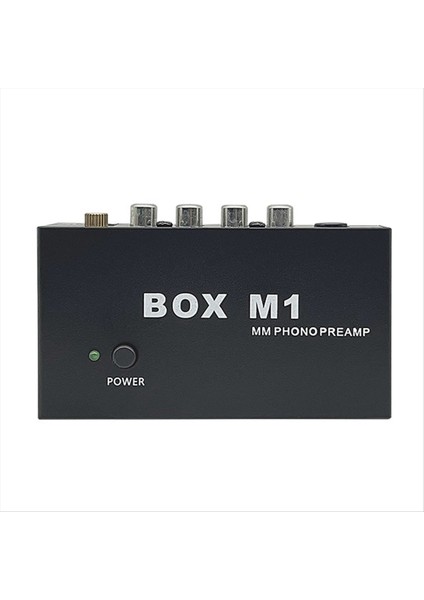 Box M1 mm Fono Preamp Turntable Fonograf Önsözü Için Preamp Kulaklık Amplifikatörlü Mini Stereo Ses Hifi (Yurt Dışından)