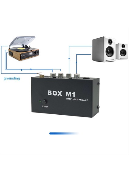 Box M1 mm Fono Preamp Turntable Fonograf Önsözü Için Preamp Kulaklık Amplifikatörlü Mini Stereo Ses Hifi (Yurt Dışından) modelleri