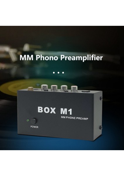 Box M1 mm Fono Preamp Turntable Fonograf Önsözü Için Preamp Kulaklık Amplifikatörlü Mini Stereo Ses Hifi (Yurt Dışından) indirimleri
