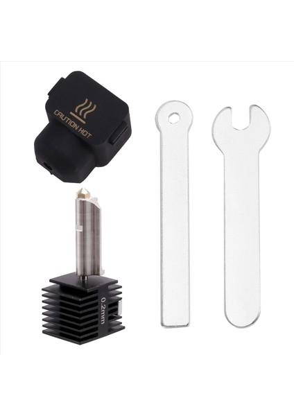 Bambu Laboratuar A1 Mini Nozul Sıcak Uç Montajı Için Hotend Kiti Bambulab A1 3D Yazıcı Parçası Için 0 2mm Sertleştirilmiş Çelik Nozul (Yurt Dışından) fırsatları