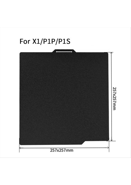 Bambu Lab X1 P1S Için P1P Yapım Plakası Peı 257X257MM Sac Çift Side Kaplama Isı Yatağı 3D Yazıcı Aksesuarları A (Yurt Dışından) indirimleri