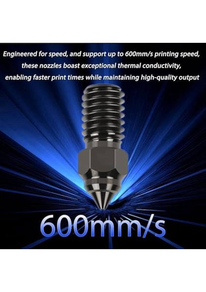 Ender 3 V3 Se Için 5 Adet Yüksek Hızlı ve Yüksek Akışlı Ekstrüder Sertleştirilmiş Çelik Nozullar 0 4mm 2 Adet Silikon Kapaklı 3D Yazıcı (Yurt Dışından) fırsatları