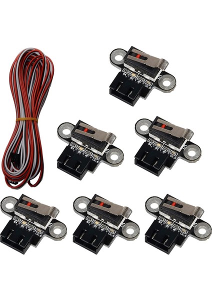 6 Pcs 3D Yazıcı Anahtarı Mekanik Sınır Anahtarı Modülü Mini Endstop Anahtarları 3D Yazıcılar Için 1m 3pin Kablolu (Yurt Dışından)