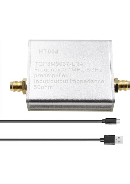 100K-6GHZ Tam Bant Düşük Gürültü Amplifikatörü 20DB Yüksek Kazanç Önsözü Rf ve Yazılım Tanımlı Sdr Radyosu Için Lna Modülü (Yurt Dışından)