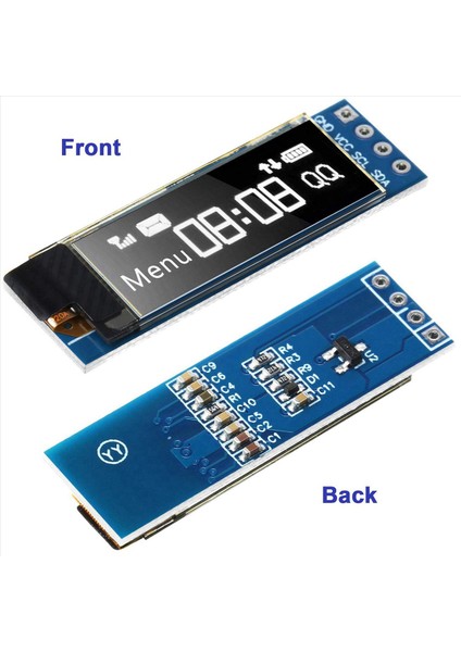 10 Parça I2C Ekran Modülü 0 91 Inç I2C OLED Ekran Modülü I2C OLED Ekran Sürücüsü Dc 3 3V-5V (Beyaz Işık) (Yurt Dışından) fiyatları