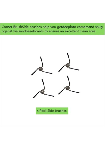 Eufy X9 Pro Yedek Parçalar Için Aksesuar Kiti Ana Fırça Yan Fırça Filtre Paspas Pad Yedek Ekler (Yurt Dışından) indirimleri