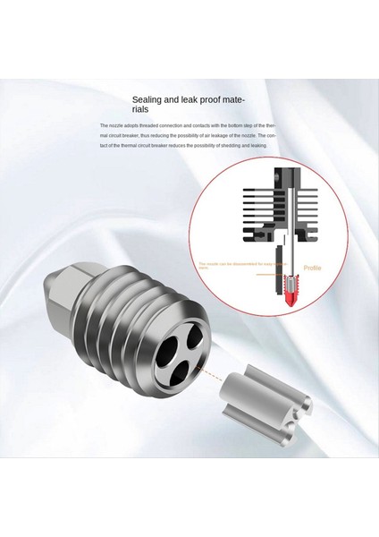 Bambu Lab X1 X1C P1S Için P1P Bakır Kaplama Nozul Yüksek Akışlı Nozul 3D Yazıcı Aksesuarları 0 6mm (Yurt Dışından) fırsatları