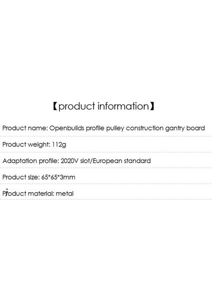Openbuilds Için 2x 3D Yazıcı V Yuva Avrupa Standart 2020 Alüminyum Profil Kasnak V-Yuvası Yapı Plakası Yapı Plakası (Yurt Dışından) fiyatları