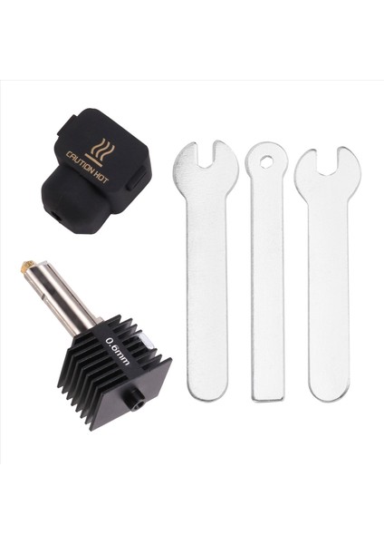 Bambu Laboratuar A1 Mini Nozul Sıcak Uç Montajı Için Hotend Kiti Bambulab A1 3D Yazıcı Parçası Için 0 6mm Sertleştirilmiş Çelik Nozul (Yurt Dışından) fırsatları