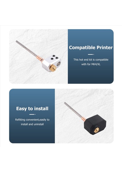 Prusa Mk4/xl Sıcak Uç Kit Montajı Için 3D Yazıcı Sıcaklığı Kiti Silikon Çorap Isıtma (Yurt Dışından) modelleri