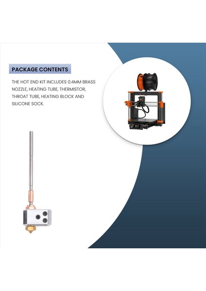 Prusa Mk4/xl Sıcak Uç Kit Montajı Için 3D Yazıcı Sıcaklığı Kiti Silikon Çorap Isıtma (Yurt Dışından) fırsatları