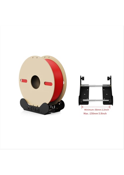 1kg Ila 5kg 3D Yazıcı Filament Tutucu Filament Makaraları Için Dikkatli Montaj Rafı 3D Yazıcı Aksesuarları (Yurt Dışından) modelleri