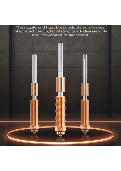 0 4mm Entegre Sertleştirilmiş Çelik Nozullar Hızlı Swap Bakır Alaşım Yüksek Akışlı Yüksek Hızlı Nozullar Ender 3 V3/K1C/K1 Max Için (Yurt Dışından) indirimleri
