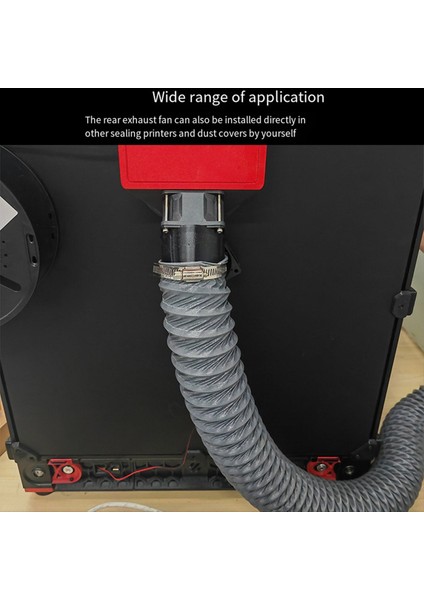Voron2 4 3D Yazıcı Çevre Egzoz Fan Hortumu - Geliştirilmiş Iç Mekan Hava Kalitesi 3D Yazıcı Parçaları (Yurt Dışından) fırsatları