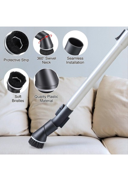 2 Paket Vakum Süpürge Toz Fırçası Miele C ve S Serisi Için Uyumlu 35MM Ssp-10 07132710 Dönen Toz Fırçası (Yurt Dışından) fırsatları