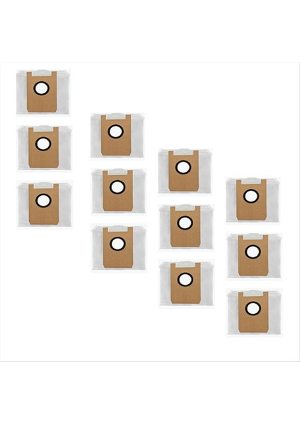 Airrobo T20+ Süpürücü Aksesuarları Için 12 Pcs Toz Torbası Iyi Çalışacak ve Iyi Çalışacak Şekilde Yapılmış (Yurt Dışından) indirimleri
