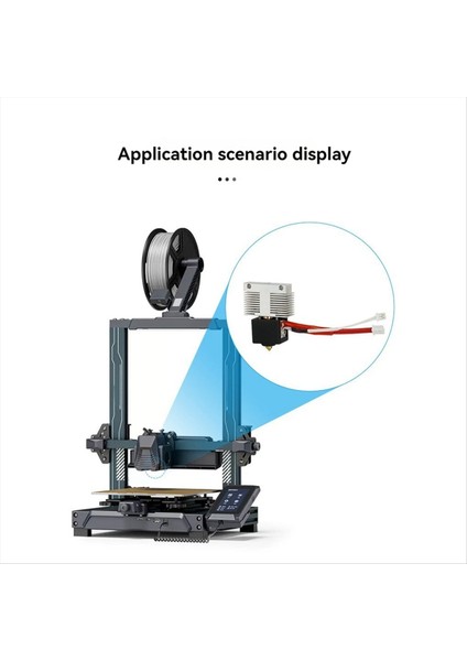 Elegoo Neptune Için Hotend Kiti 4/4 Pro 3D Yazıcı Baskı Sertleştirilmiş Paslanmaz Çelik Nozullar 0 4mm A (Yurt Dışından) indirimleri